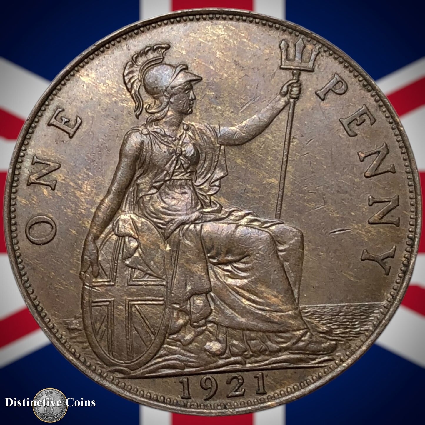 Great Britain 1921 Penny 1d GB6985