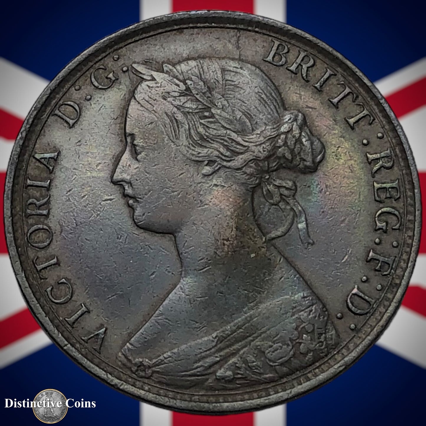 Great Britain 1862 Half Penny 1/2d GB5421