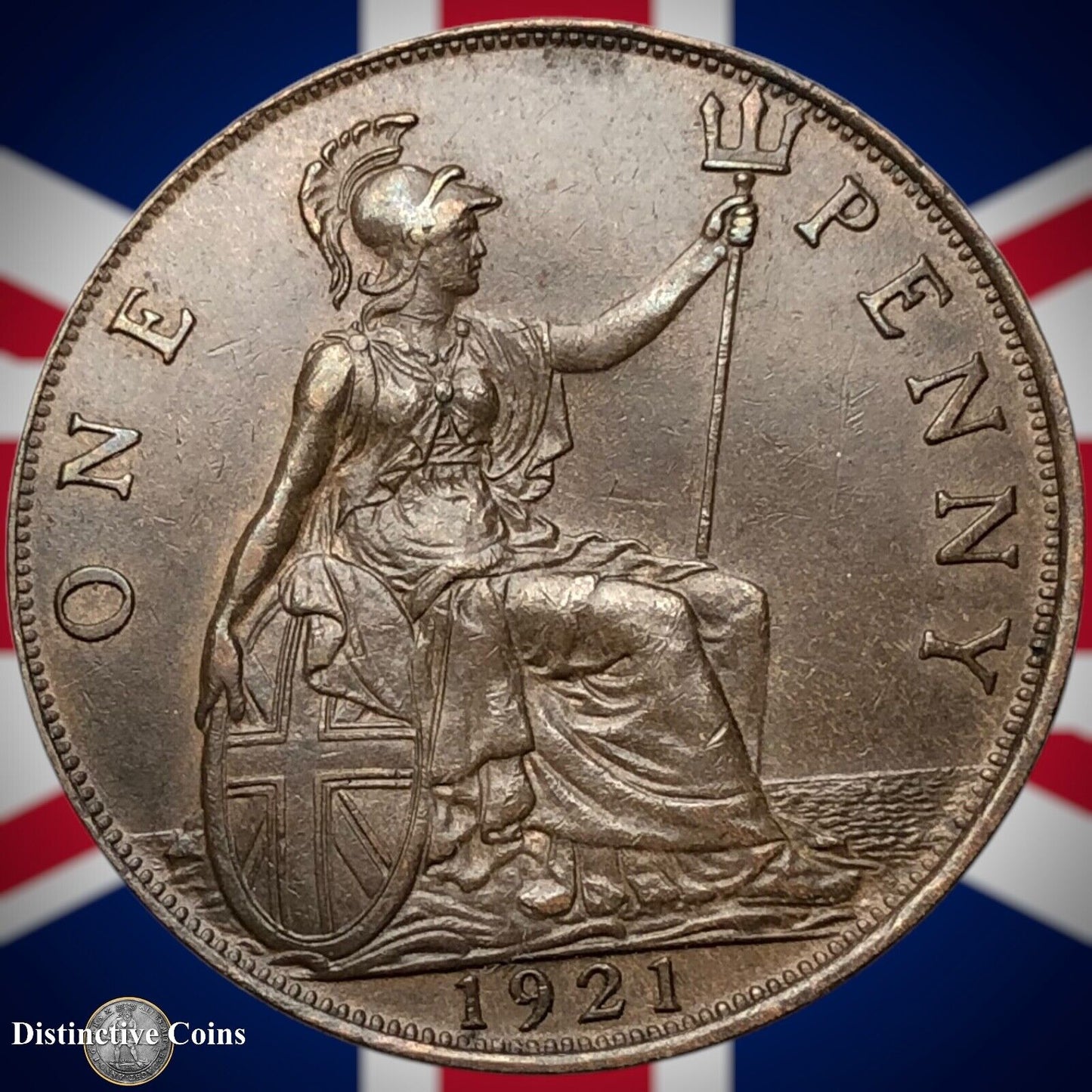 Great Britain 1921 Penny 1d GB6975