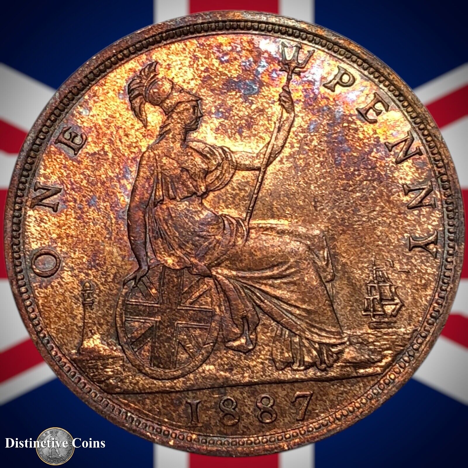 Great Britain 1887 Penny 1d GB6477