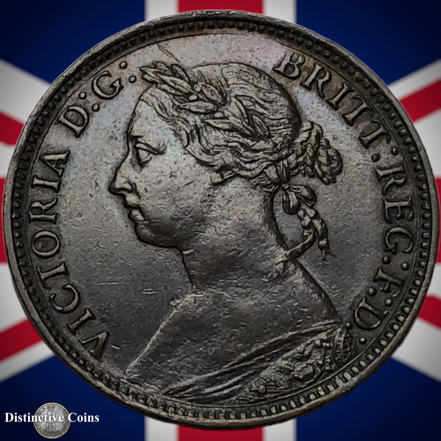 Great Britain 1883 Farthing 1/4d GB4053