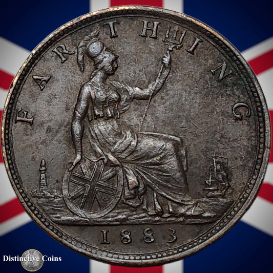 Great Britain 1883 Farthing 1/4d GB4058