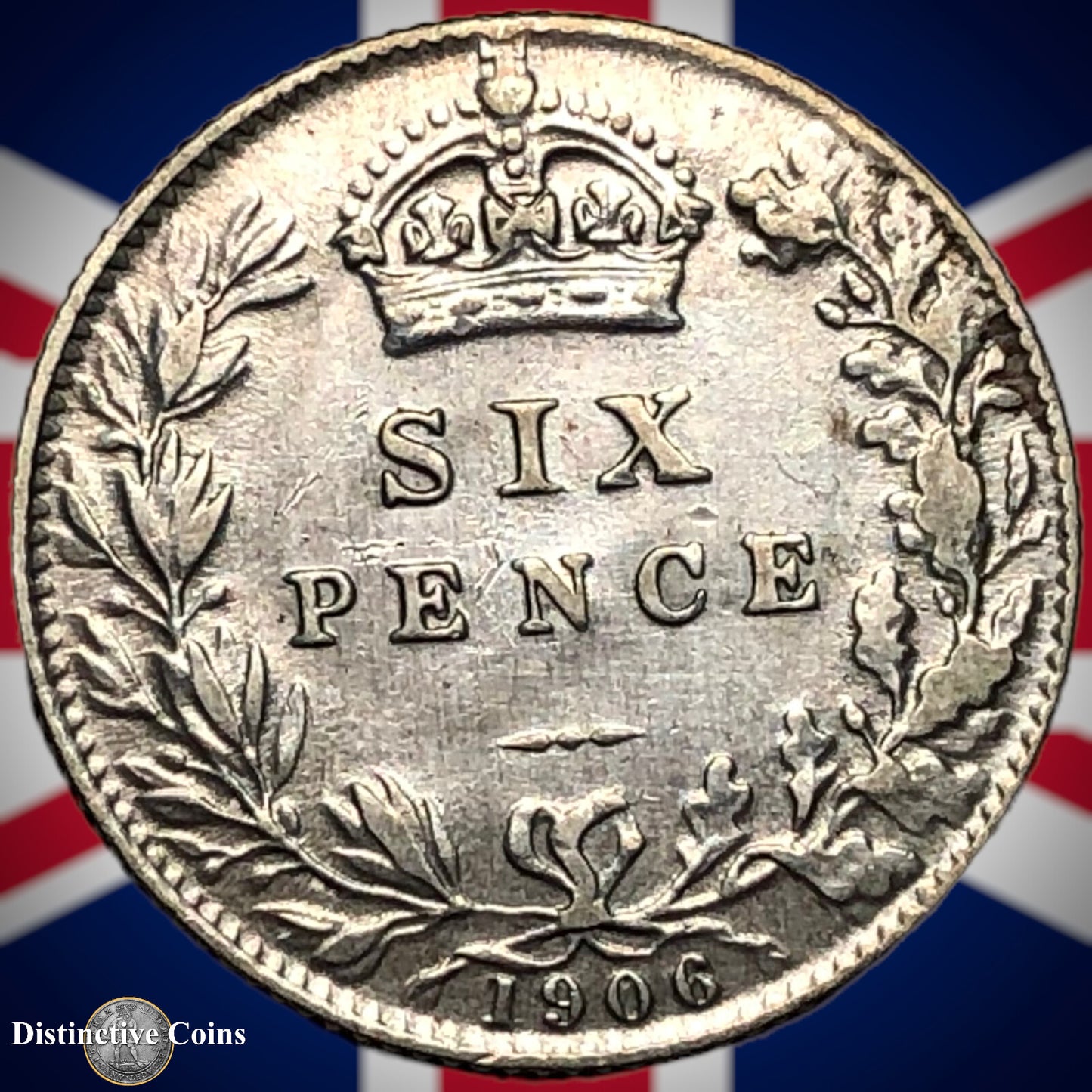 Great Britain 1906 Six Pence GB1528