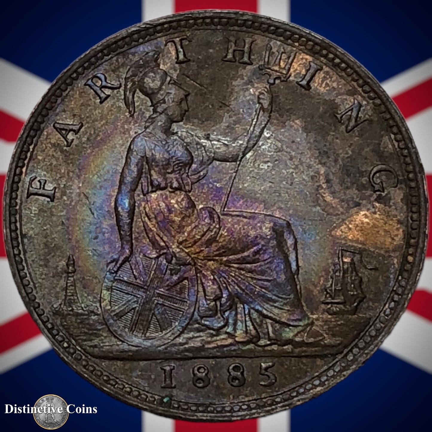 Great Britain 1885 Farthing 1/4d GB4175