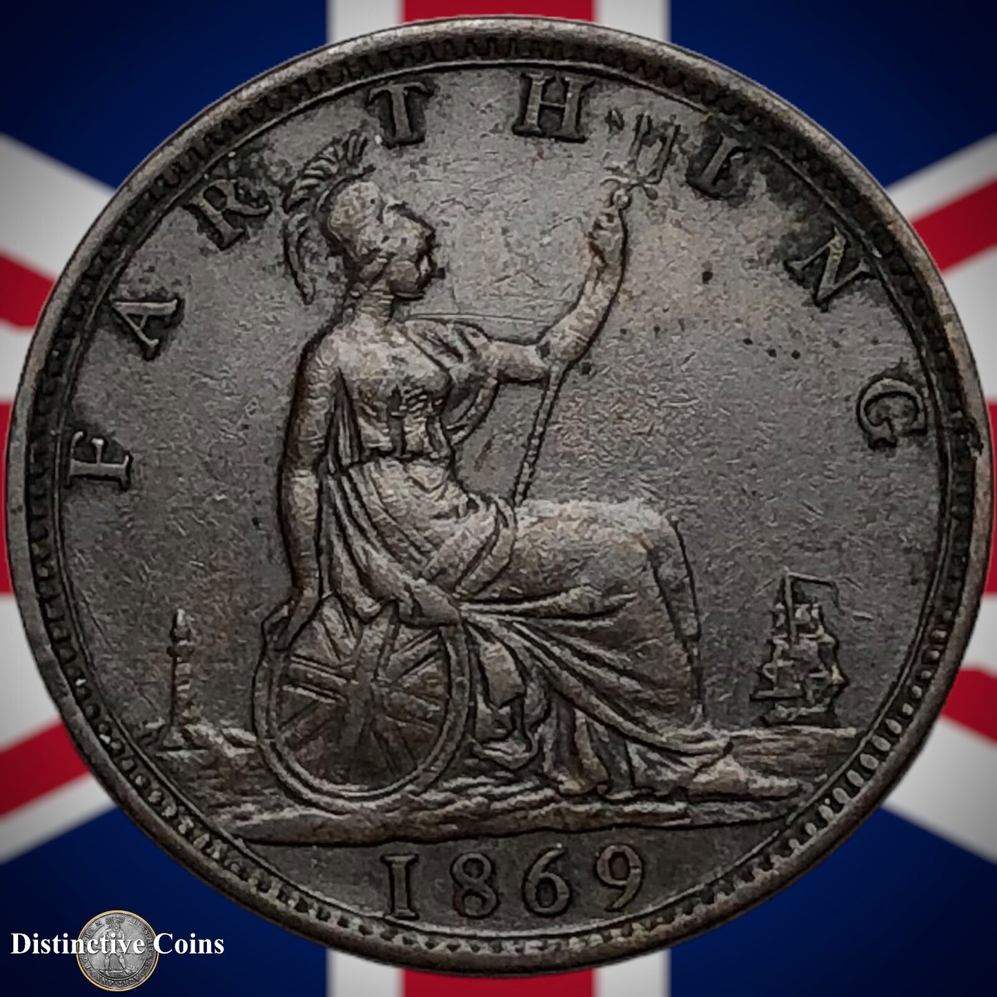 Great Britain 1869 Farthing 1/4d GB3651