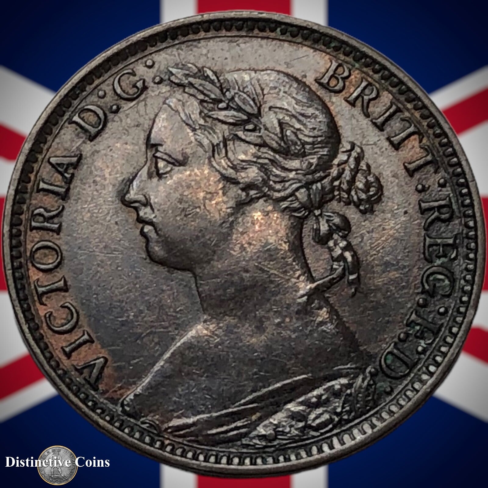 Great Britain 1886 Farthing 1/4d GB4224