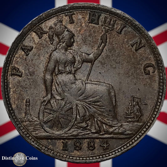 Great Britain 1884 Farthing 1/4d GB4105