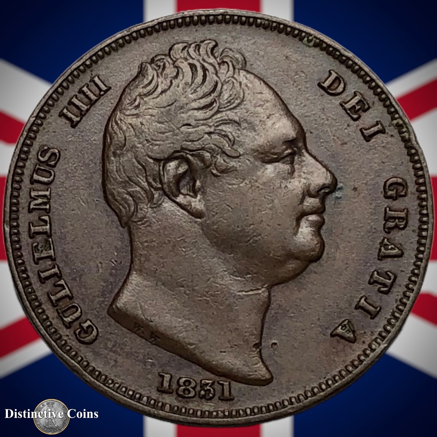 Great Britain 1831 Farthing 1/4d GB3364