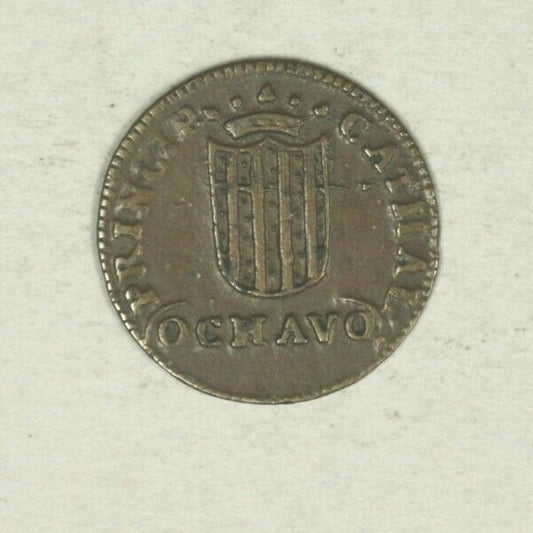 Spain Catalonia Ochavo 1813 XF slightly weak revers   A2091