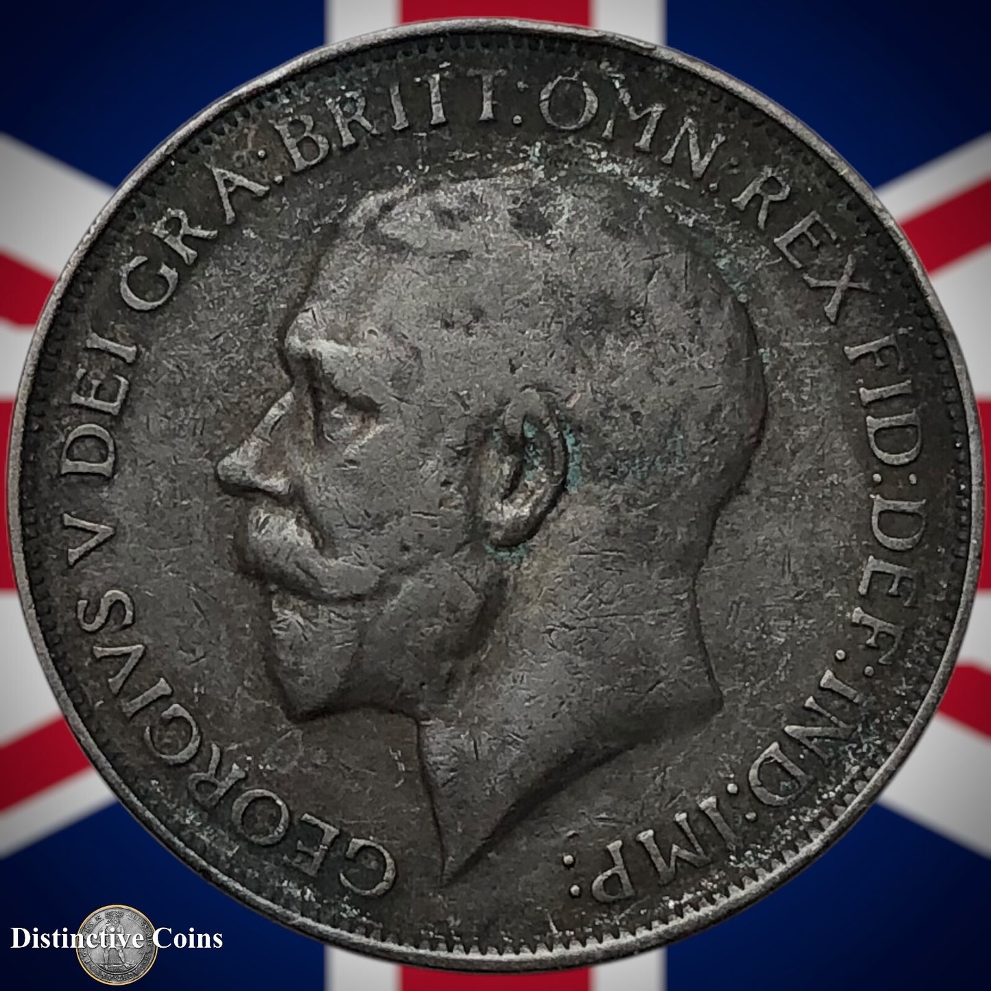 Great Britain 1912 H Penny 1d GB6784