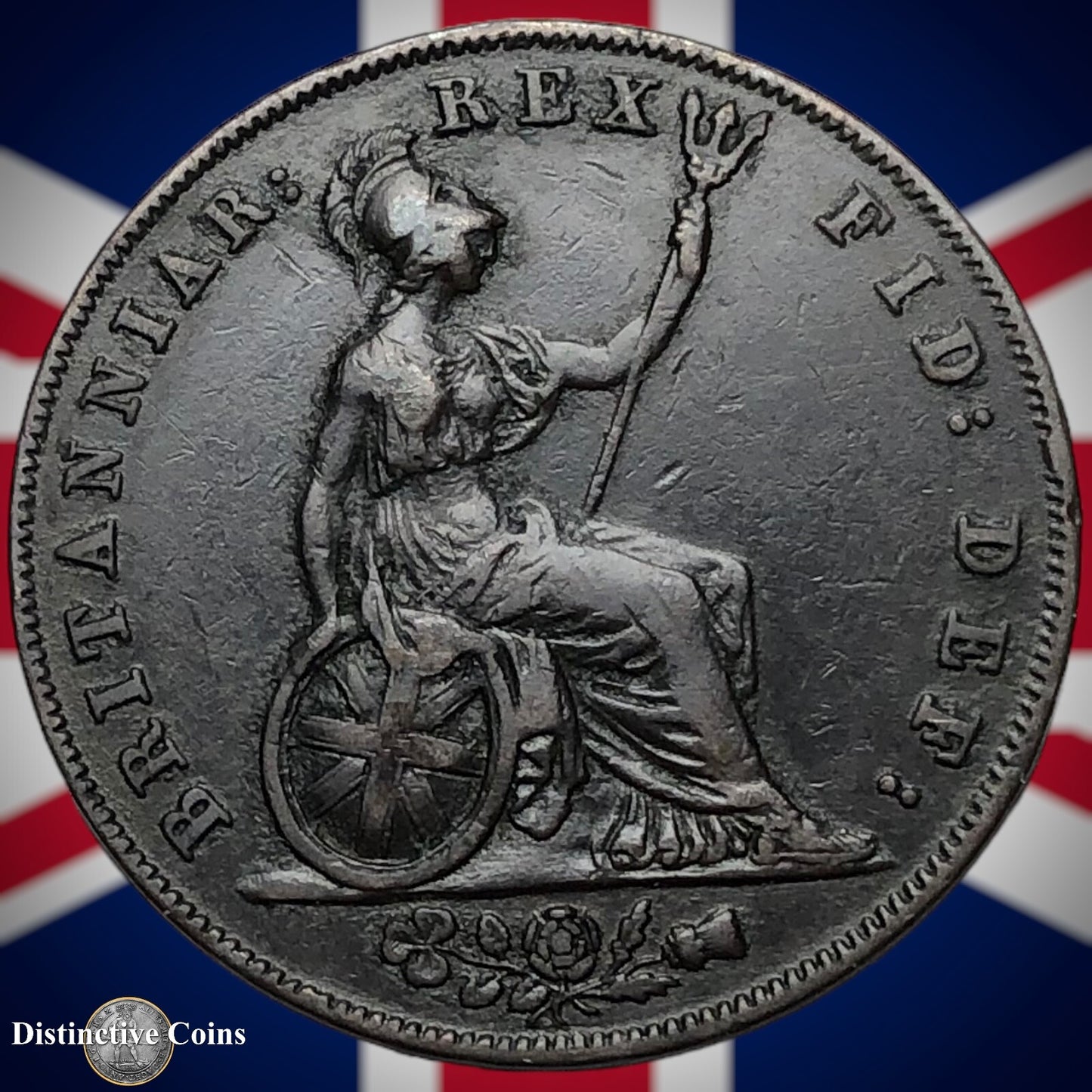 Great Britain 1826 Half Penny 1/2d GB5198