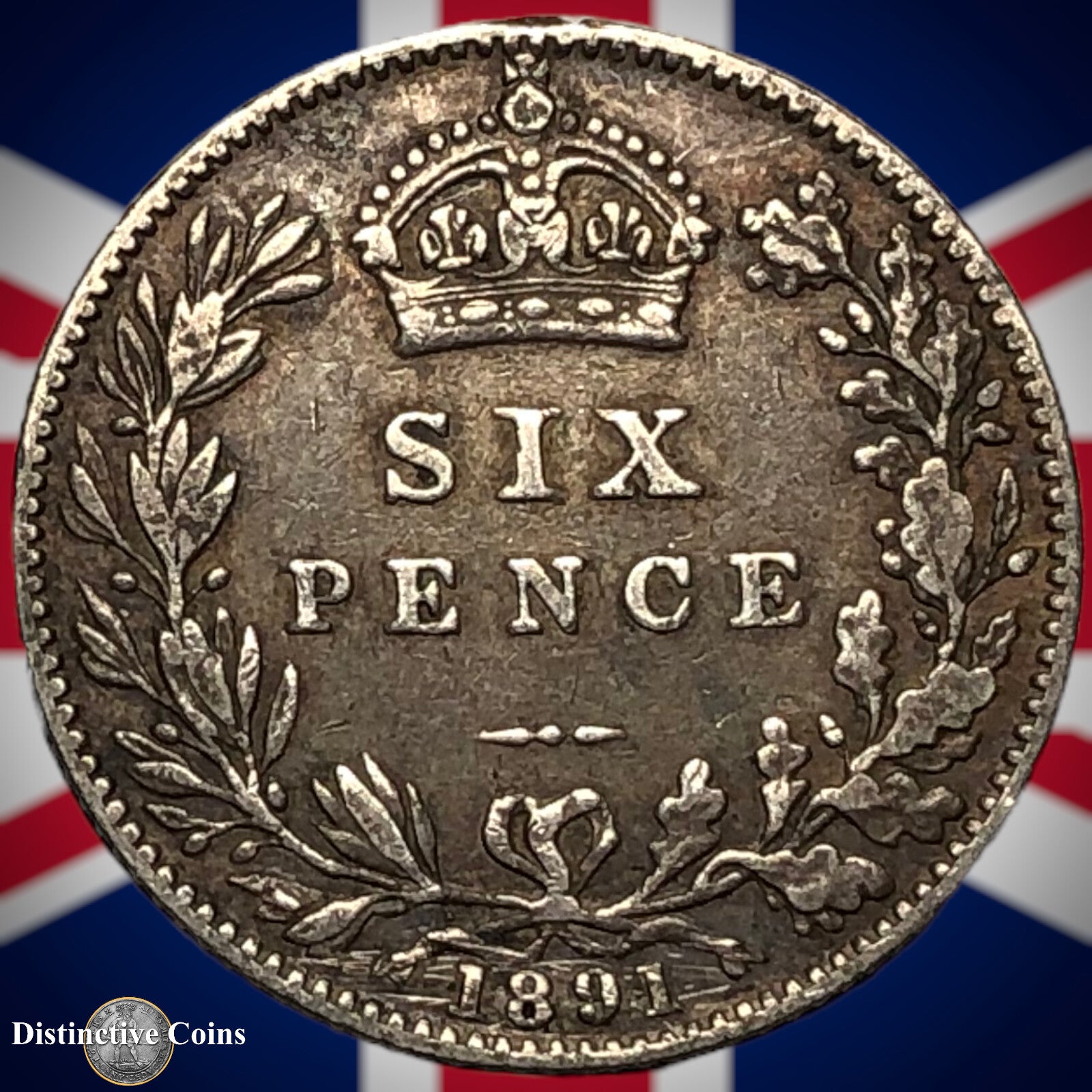 Great Britain 1891 Six Pence GB2752