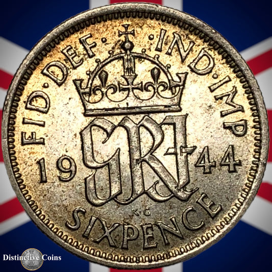 Great Britain 1944 Six Pence GB1747