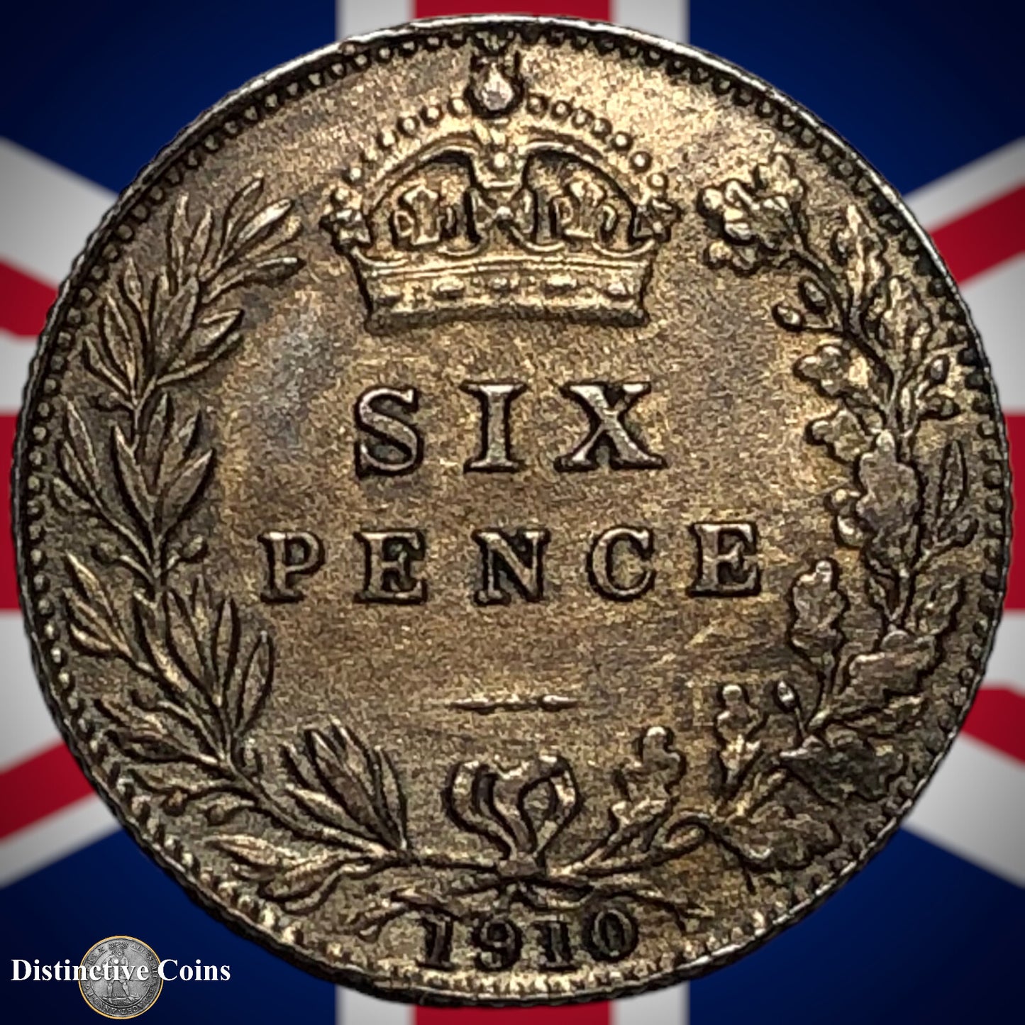 Great Britain 1910 Six Pence GB1558