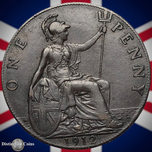Great Britain 1912 Penny 1d GB6759