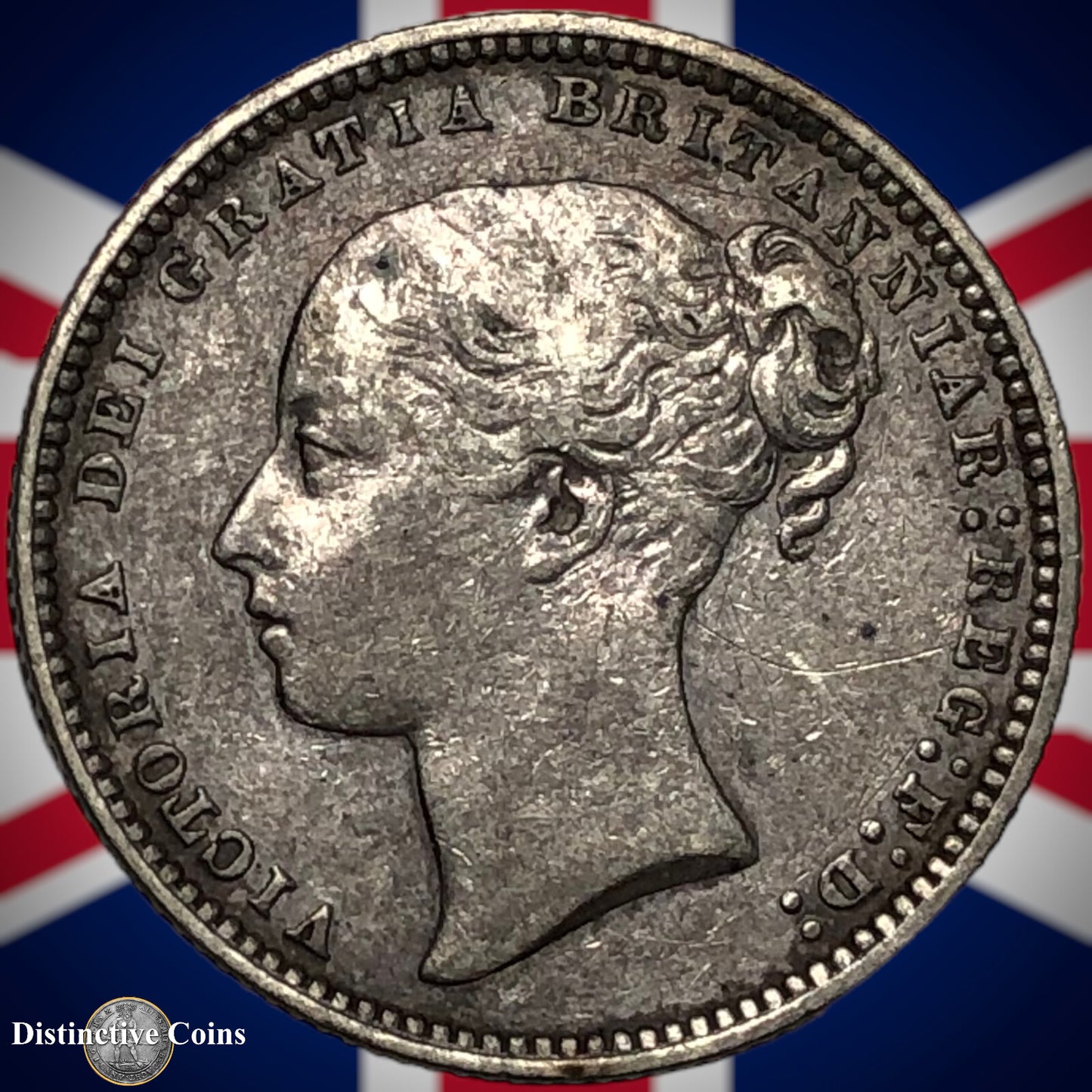 Great Britain 1868 British One Shilling GB0301