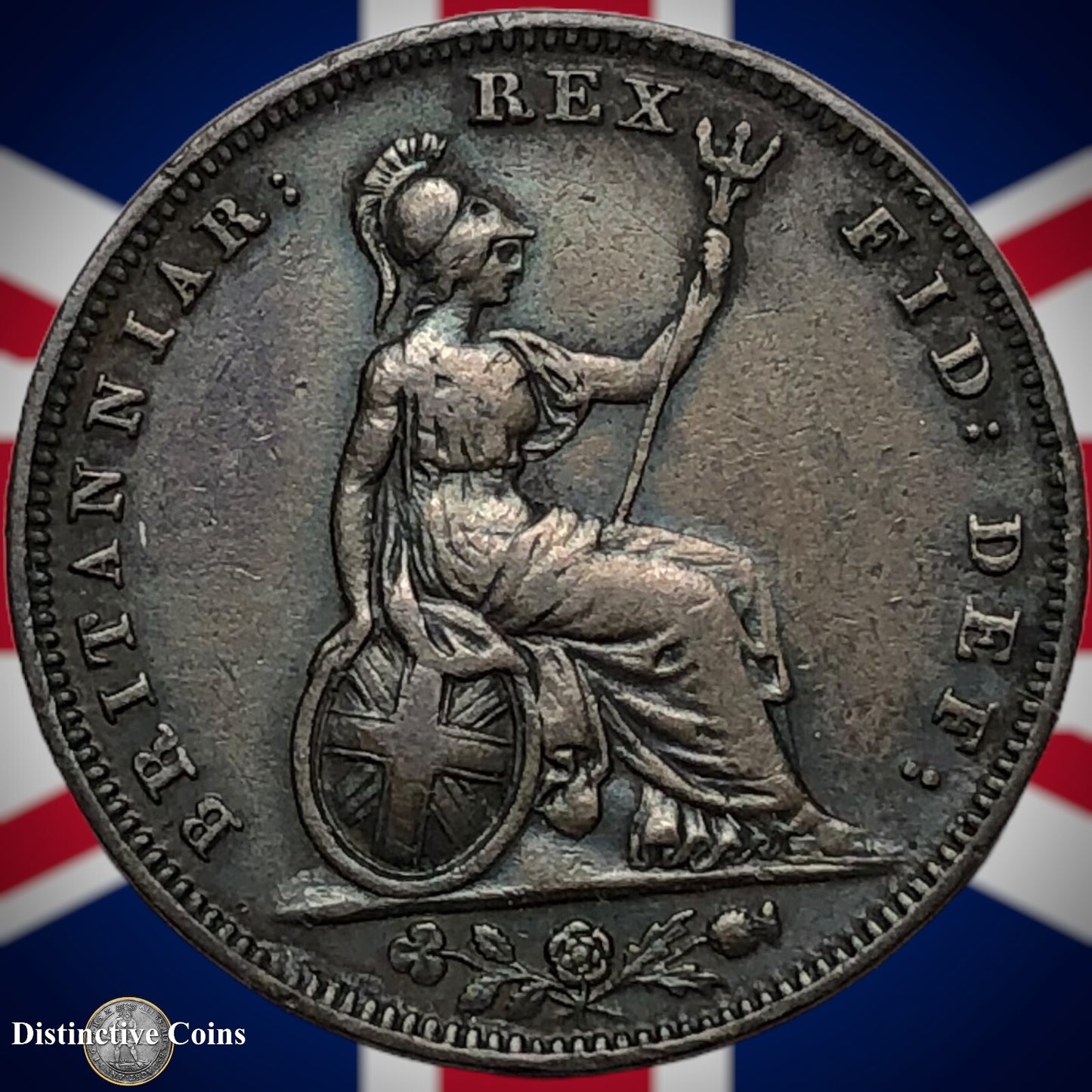 Great Britain 1829 Farthing 1/4d GB3342