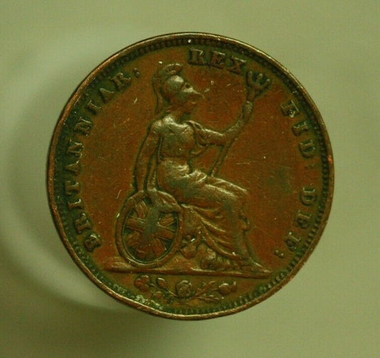 Great Britain 1826 Farthing  XF Cat=$110  A269