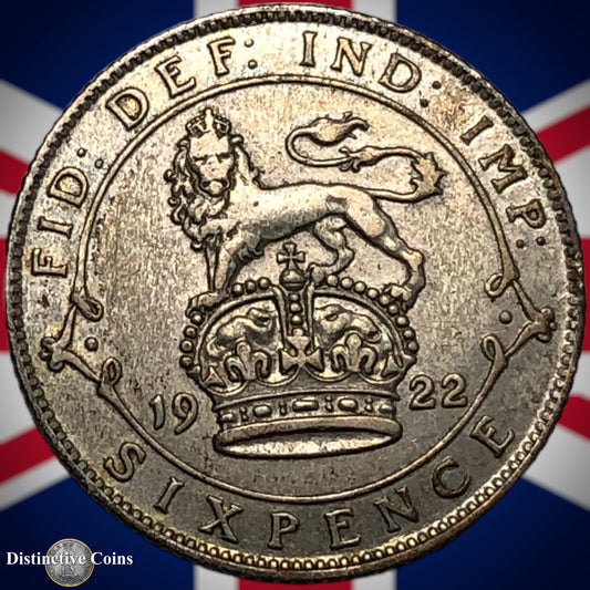 Great Britain 1922 Six Pence GB1651
