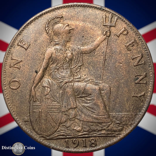 Great Britain 1918 Penny 1d GB6868