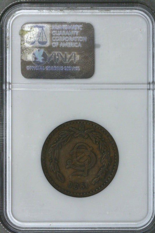 Mexico 1930 5 Centavos Small O NGC VF20 BN   S275