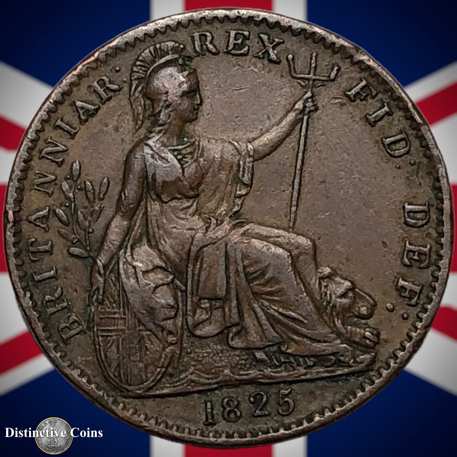 Great Britain 1825 Farthing 1/4d GB3283