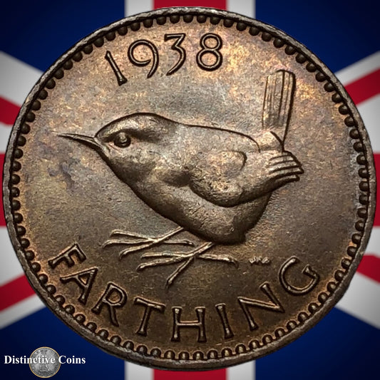 Great Britain 1938 Farthing 1/4d GB5001