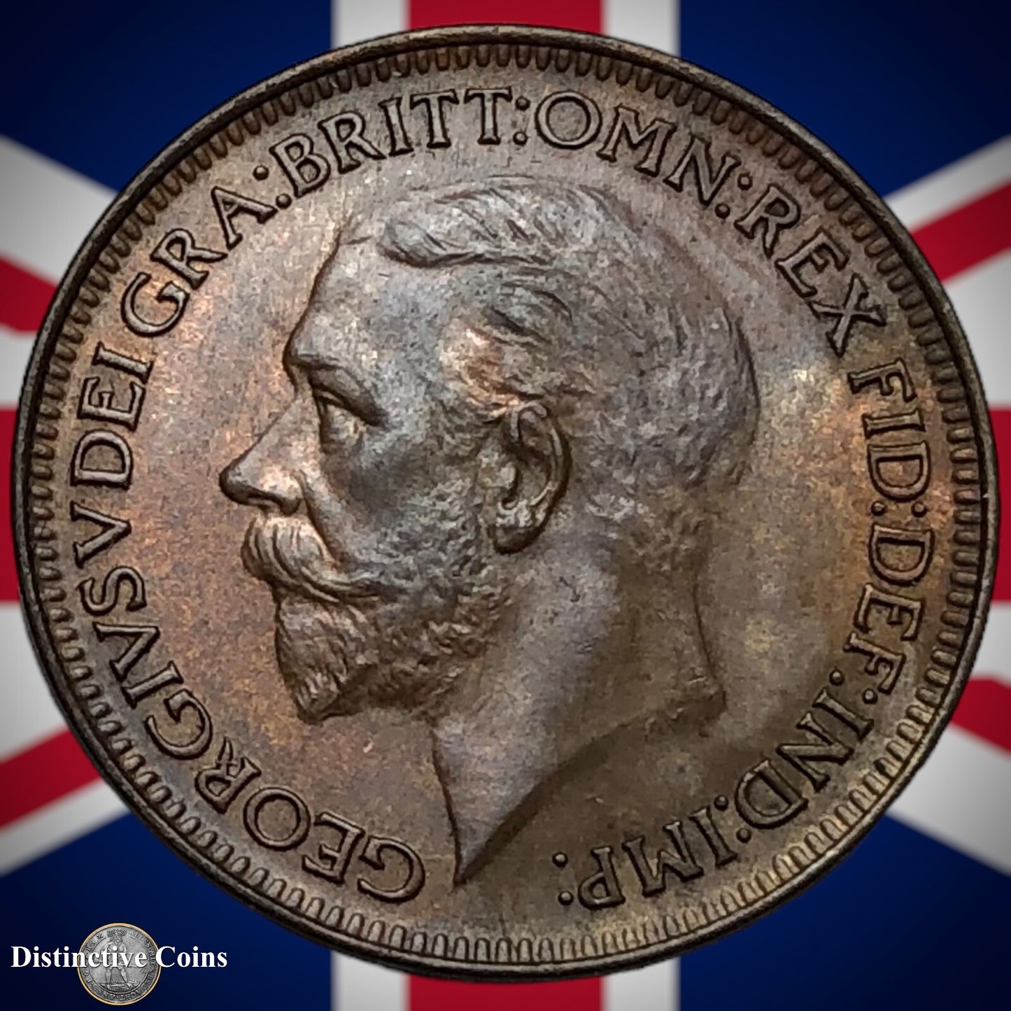 Great Britain 1928 Farthing 1/4d GB4869