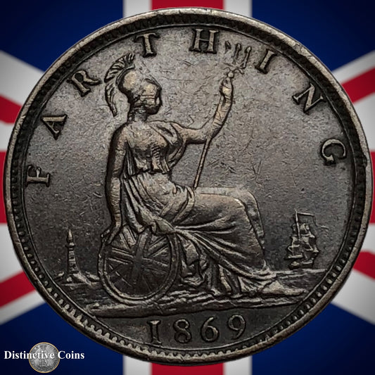 Great Britain 1869 Farthing 1/4d GB3645