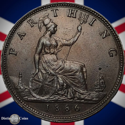 Great Britain 1886 Farthing 1/4d GB4234