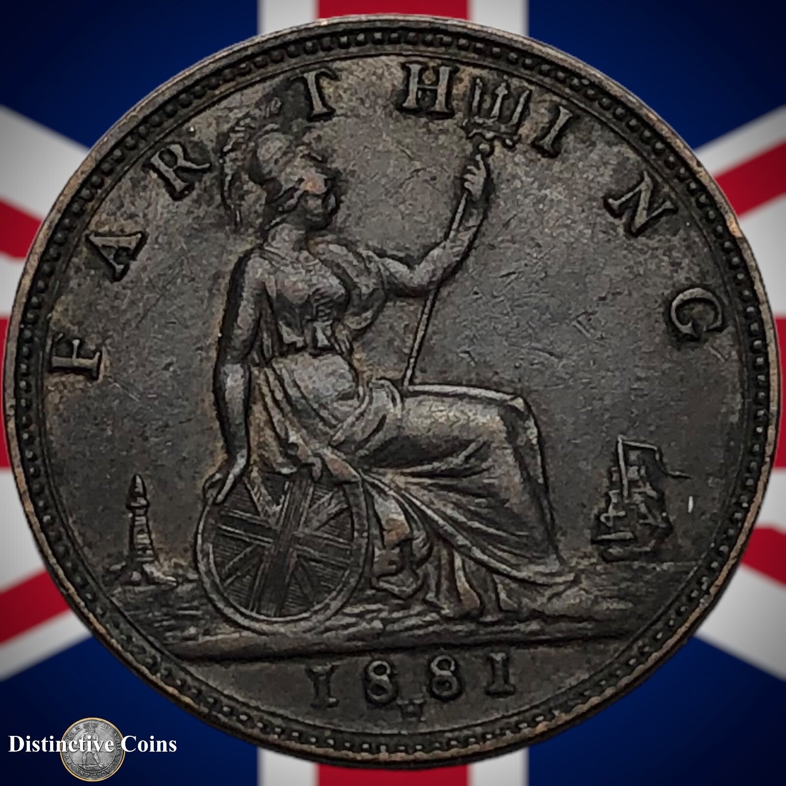 Great Britain 1881 H Farthing 1/4d GB3962