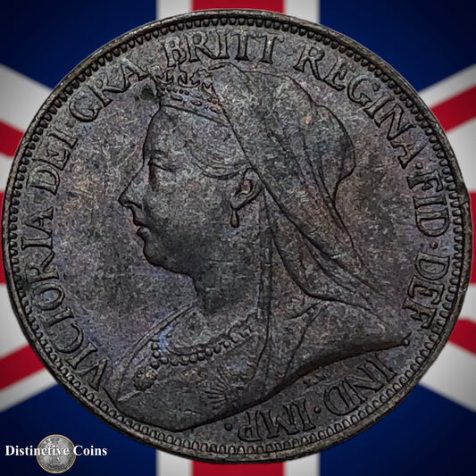 Great Britain 1901 Farthing 1/4d GB4493