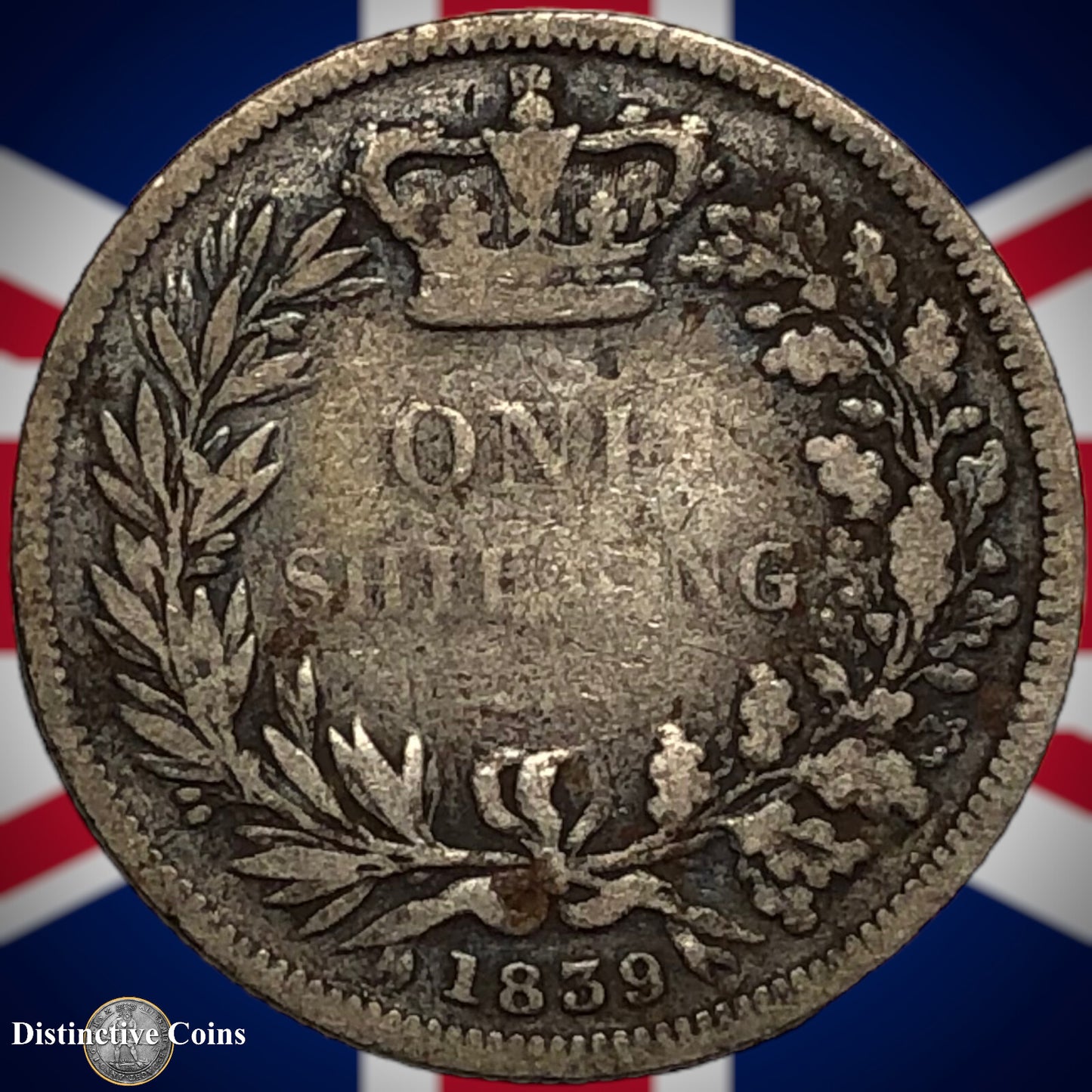 Great Britain 1839 British One Shilling GB0141