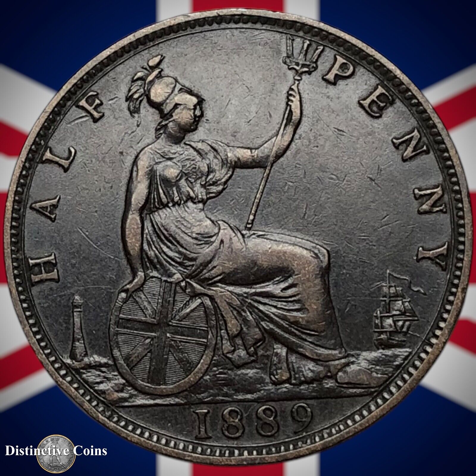 Great Britain 1889 Half Penny 1/2d GB5644