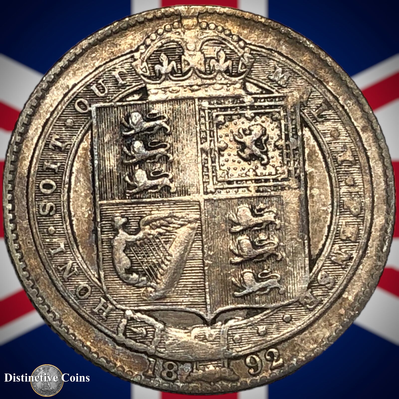 Great Britain 1892 British One Shilling GB0600