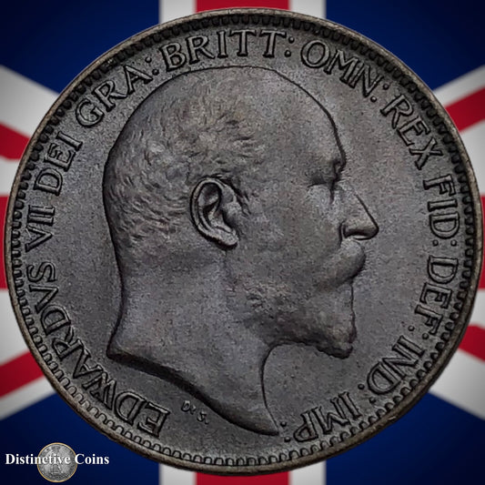 Great Britain 1907 Farthing 1/4d GB4608