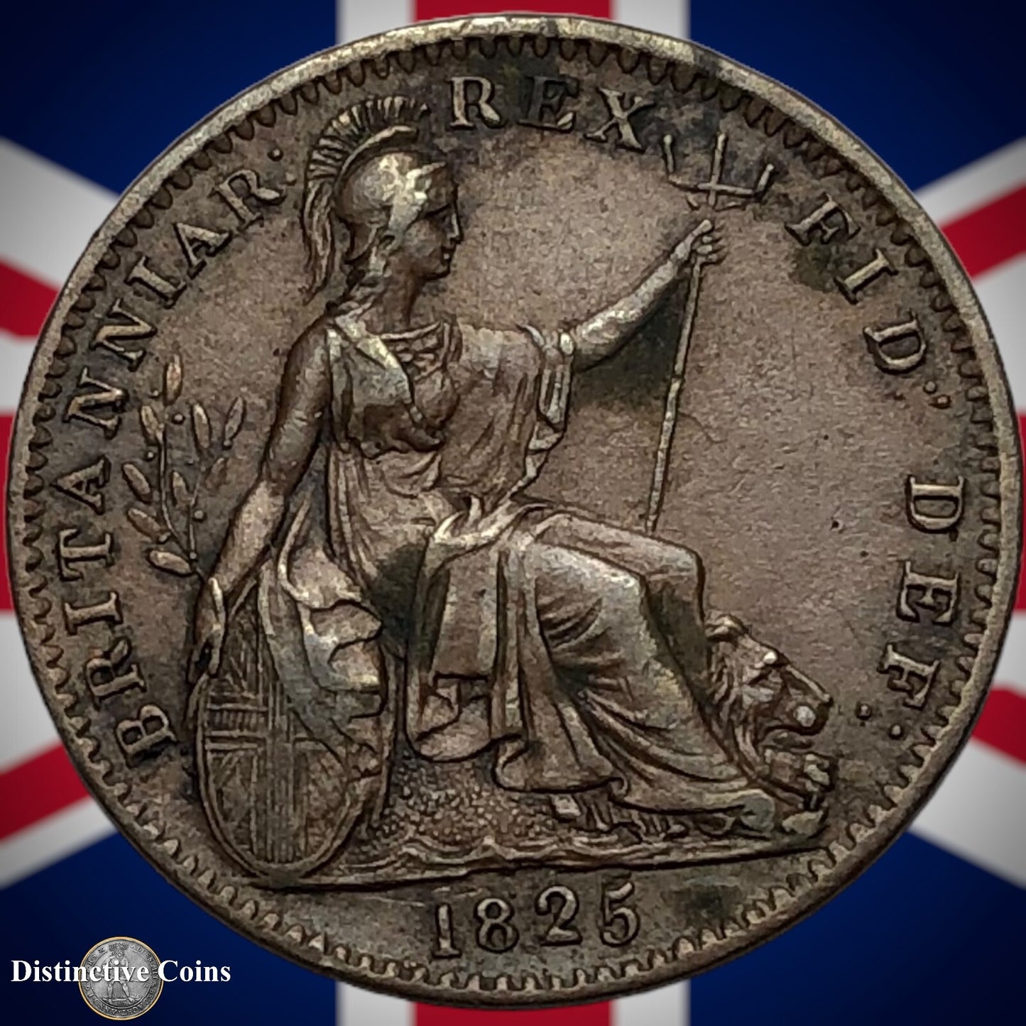 Great Britain 1825 Farthing 1/4d GB3287