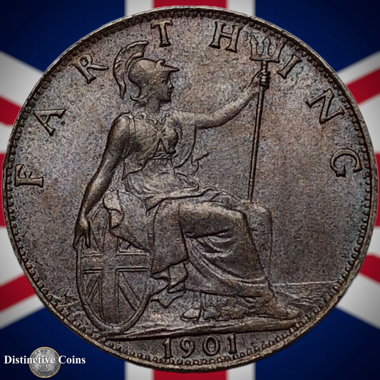 Great Britain 1901 Farthing 1/4d GB4499