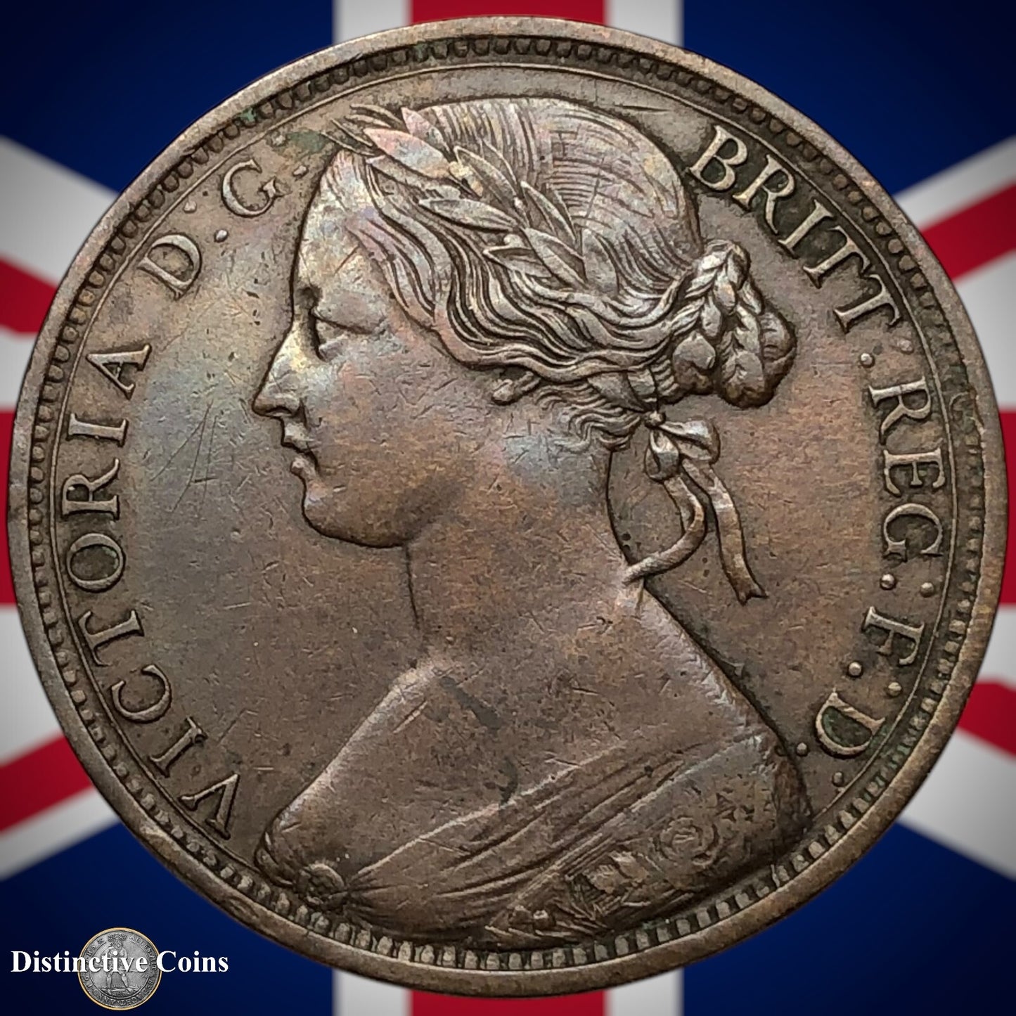 Great Britain 1862 Penny 1d GB6216