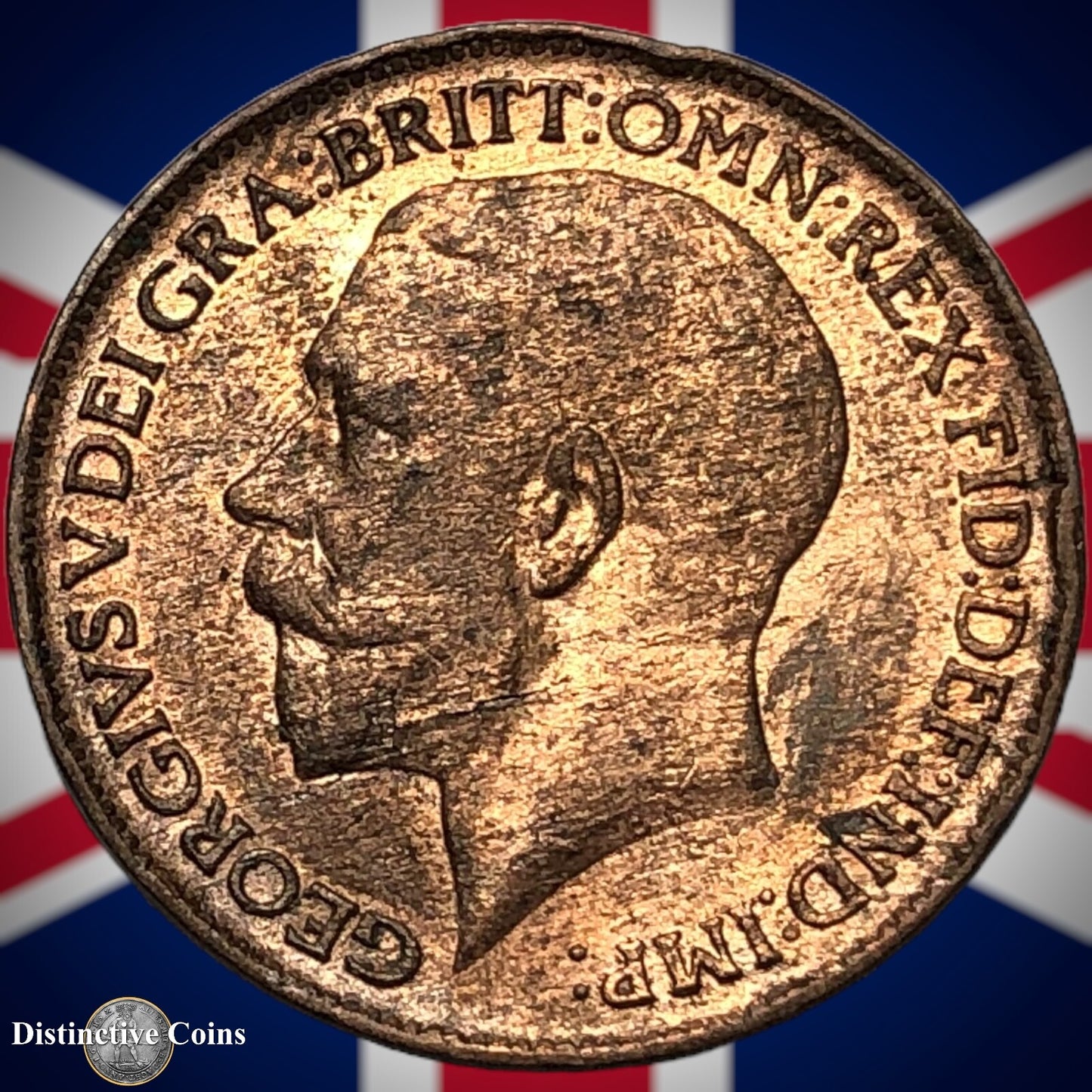 Great Britain 1913 Farthing 1/4d GB4663