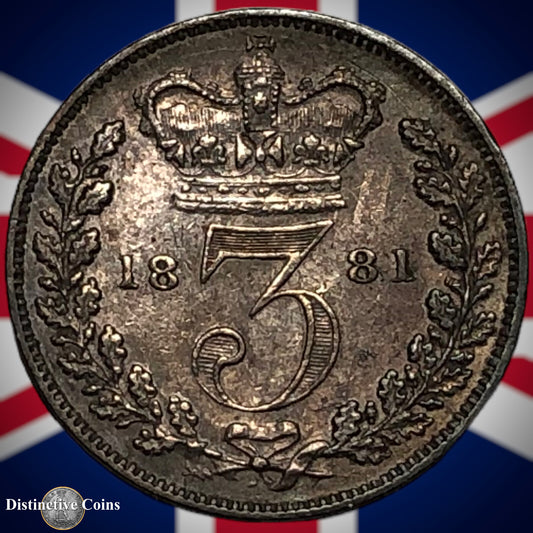 Great Britain 1881 Three Pence GB1917