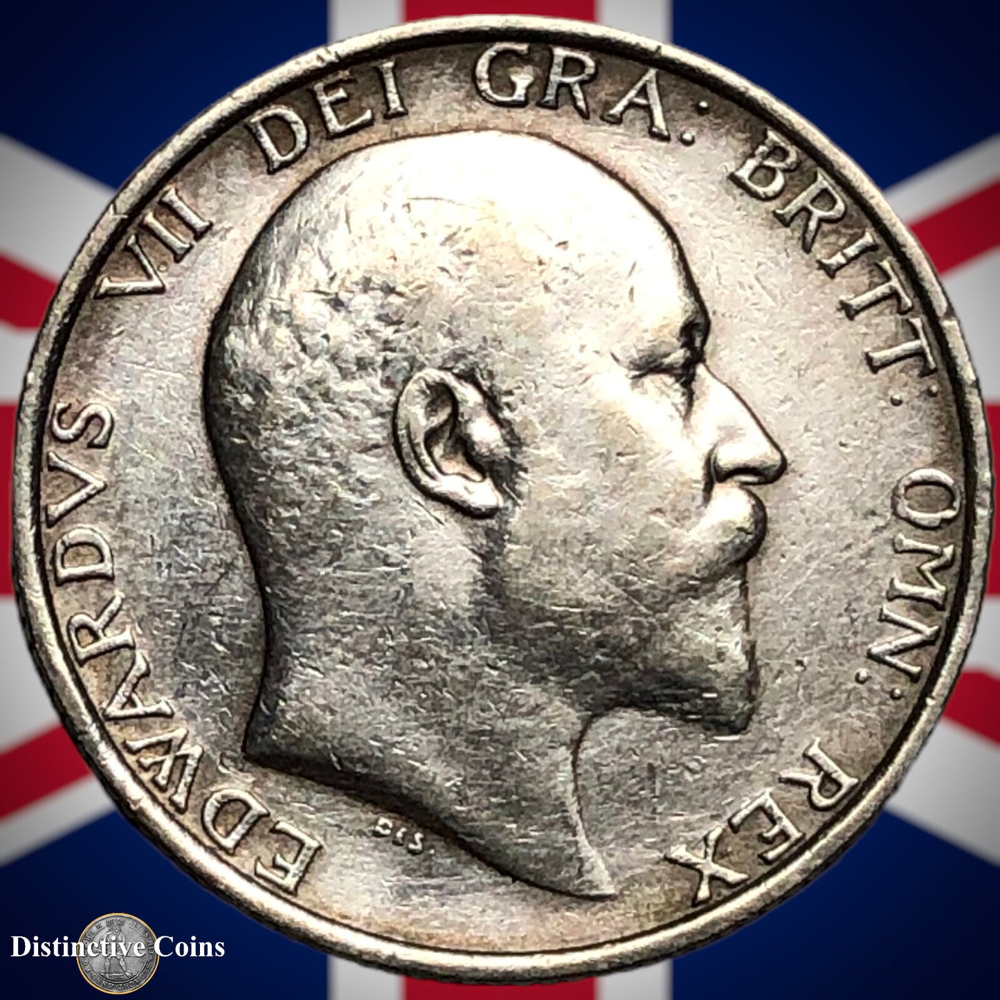 Great Britain 1907 British One Shilling GB0845