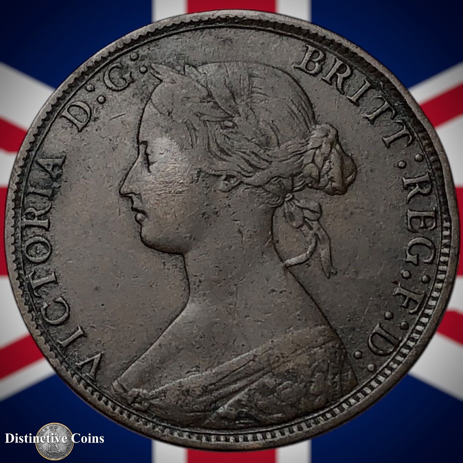 Great Britain 1866 Half Penny 1/2d GB5481