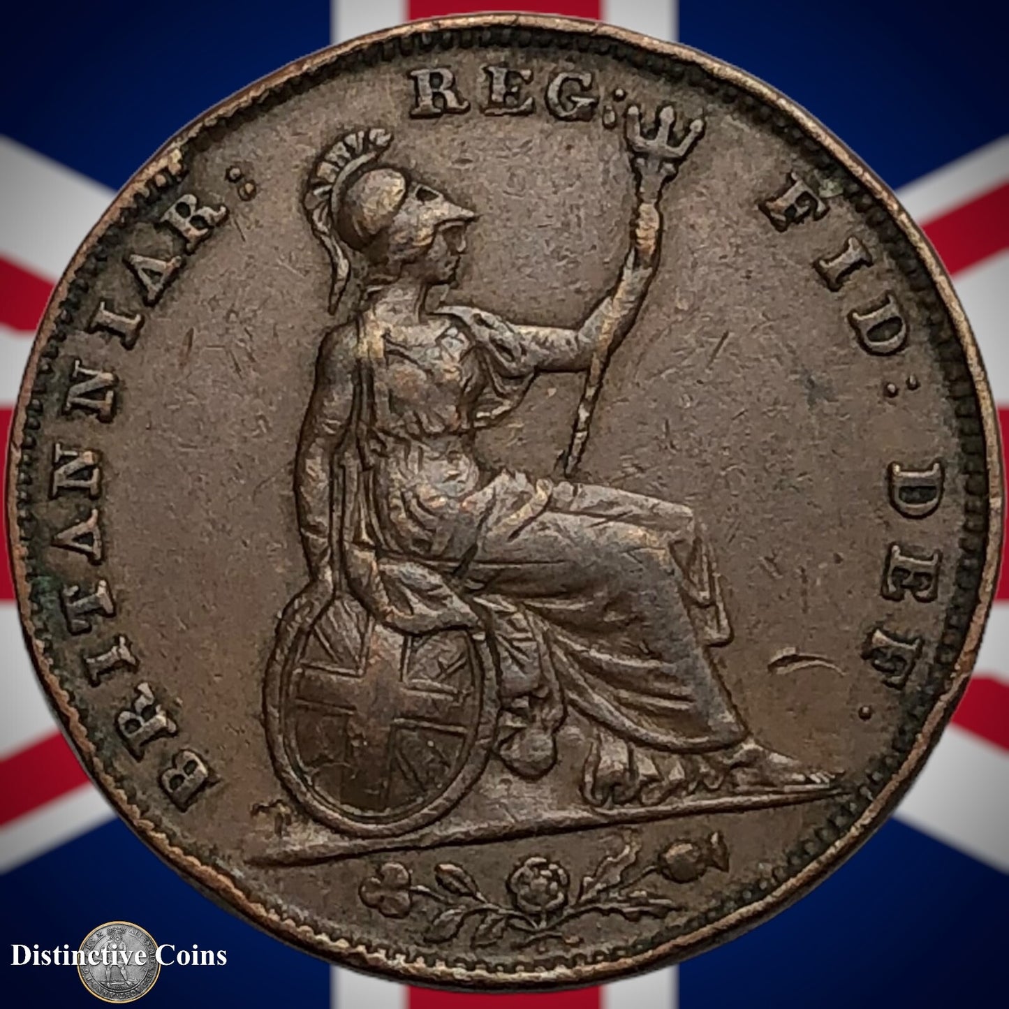 Great Britain 1853 Farthing 1/4d GB3447