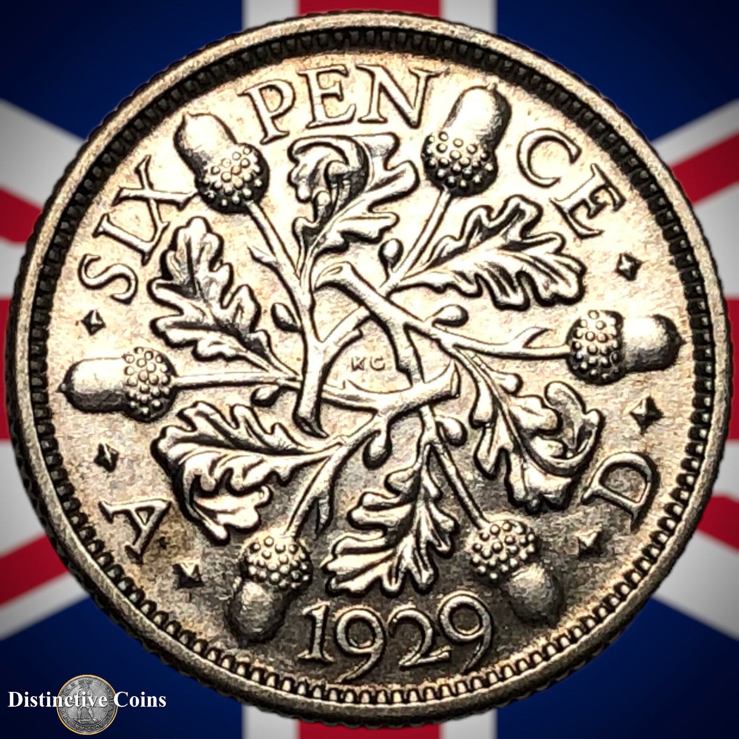 Great Britain 1929 Six Pence GB1689