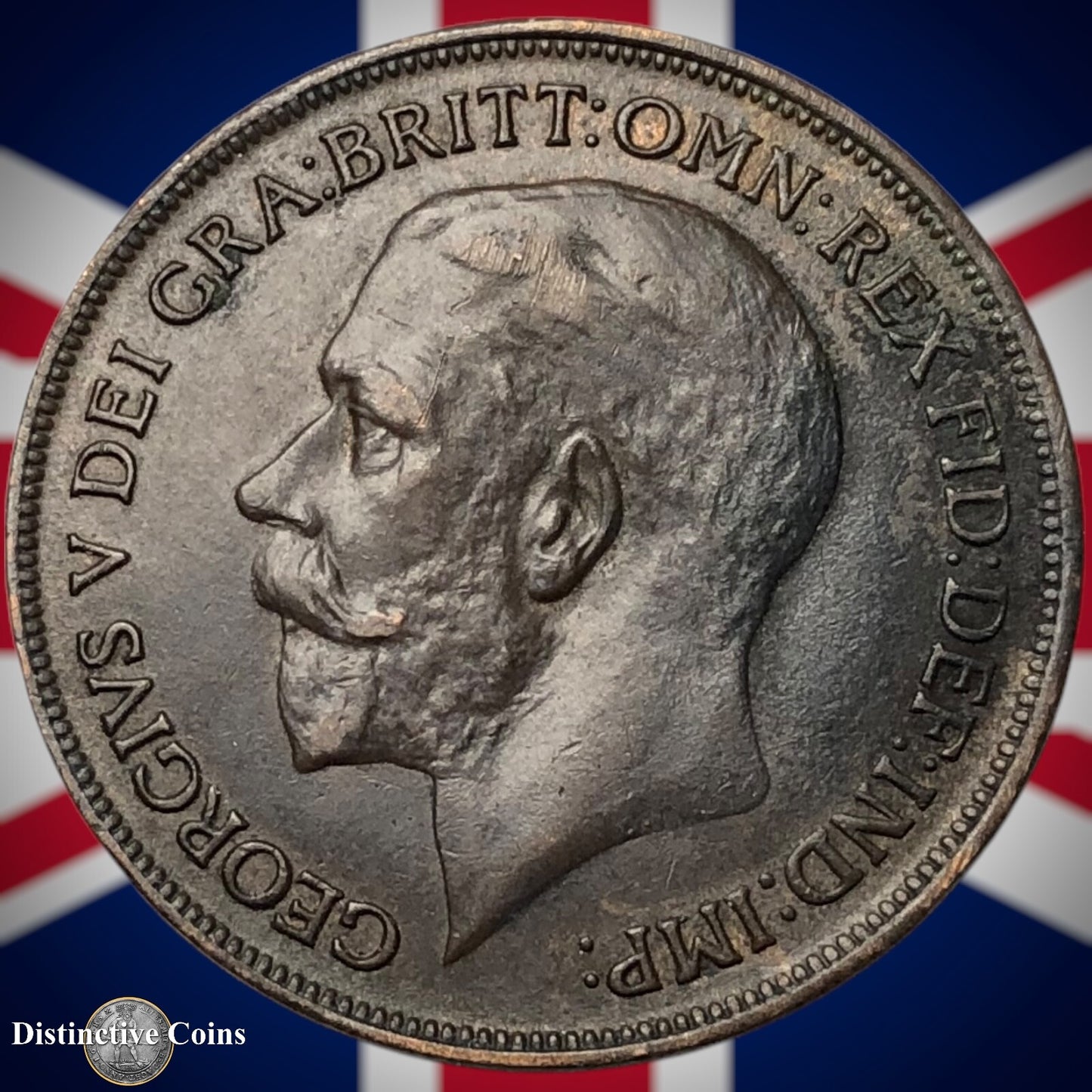 Great Britain 1916 Penny 1d GB6830