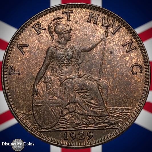 Great Britain 1929 Farthing 1/4d GB4884