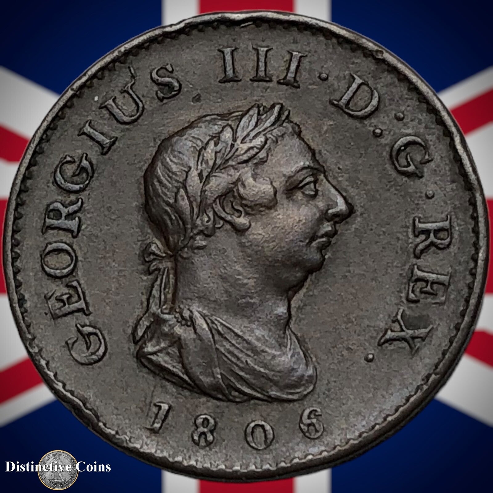 Great Britain 1806 Farthing 1/4d GB3225