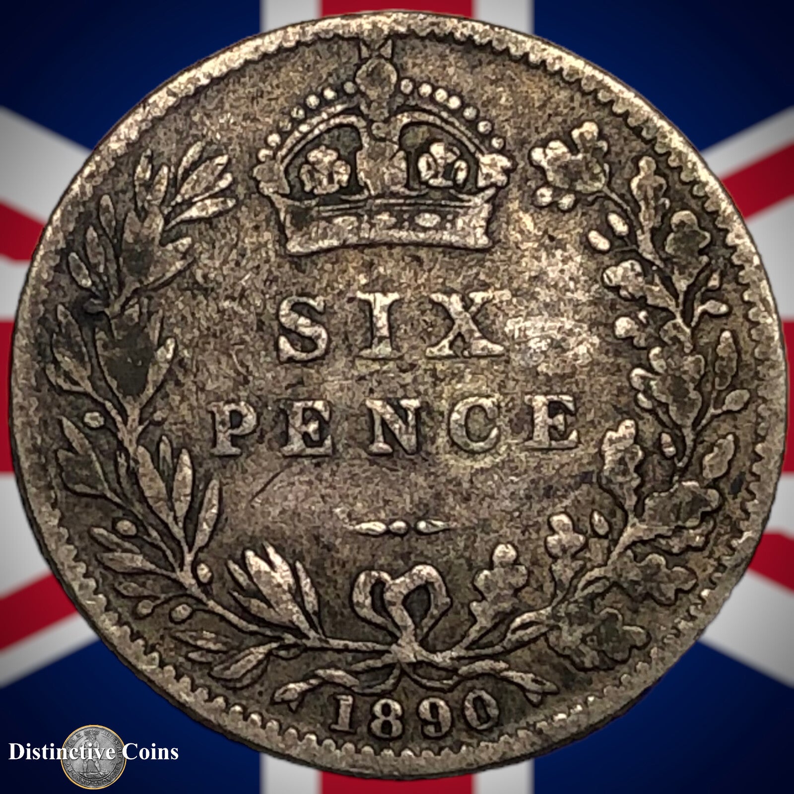 Great Britain 1890 Six Pence GB2736