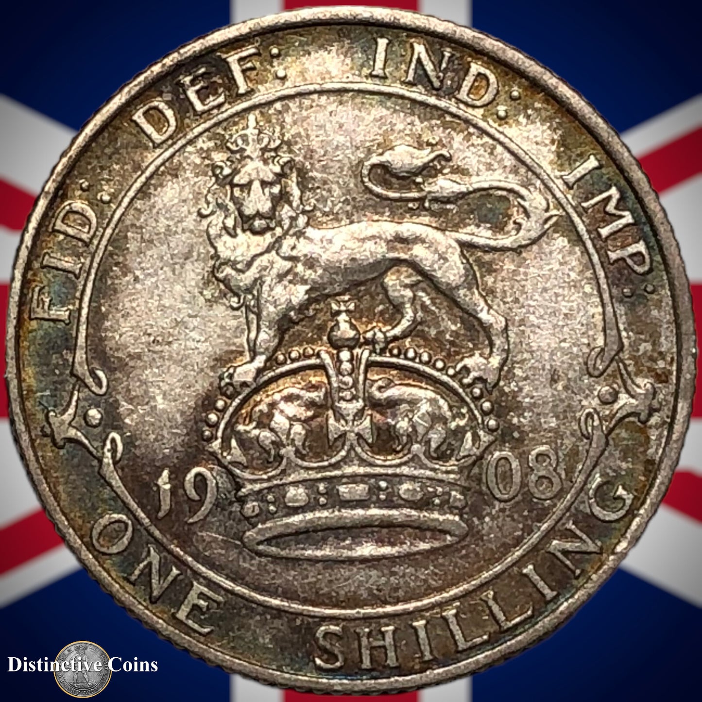 Great Britain 1908 British One Shilling GB0856